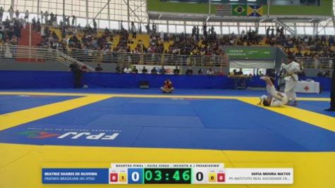 SOFIA MOURA vs BEATRIZ SOARES 2026 FPJJ Circuito Paulista GI Etapa 3