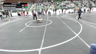 49 lbs Consi Of 8 #1 - Theodore Brooks, Buckaroo WC vs Rhettlee Abrams, Argonaut Jr Mustangs