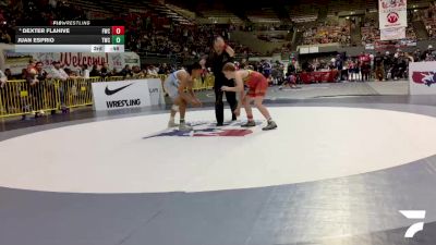 Novice Boys - 108 lbs Champ. Round 1 - William Davidson, Origin Training Center vs Jacob Silvas, Granite Wrestling Club