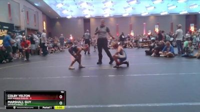 70 lbs Round 3 (4 Team) - Colby Yelton, East Kansas Eagles vs Marshall Guy, Untouchables