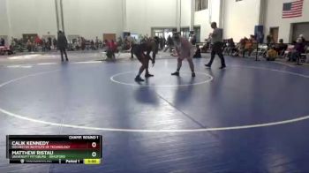 285 lbs Champ. Round 1 - Calik Kennedy, Rochester Institute Of Technology vs Matthew Ristau, University Pittsburg - Bradford