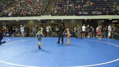 49 lbs Quarters - Greyson Waag, Keystone Kids Wrestling Club vs Haliljon Bakhtiyarov, K Wrestling