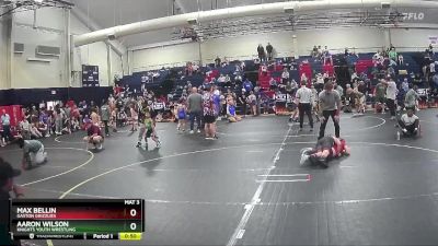 Round 3 - Max Bellin, Gaston Grizzlies vs Aaron Wilson, Knights Youth Wrestling