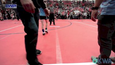 64 lbs Rr Rnd 3 - Hunter Wisdom, Caney Valley Wrestling vs Aden Kelly, Division Bell Wrestling