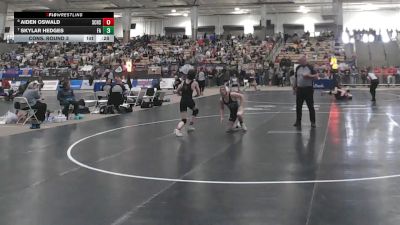 A 138 lbs Cons. Round 3 - Skylar Hedges, Fairview High School vs Aiden Oswald, Station Camp High School