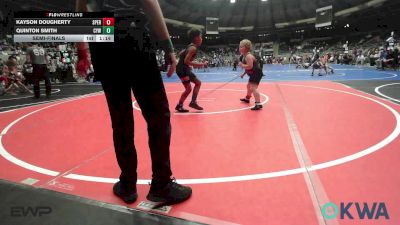 90 lbs Semifinal - Kayson Dougherty, Sperry Wrestling Club vs Quinton Smith, Coweta Tiger Wrestling