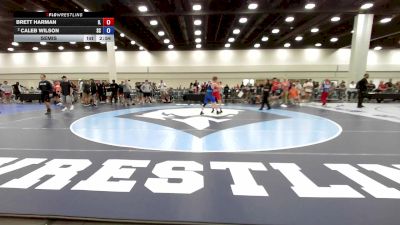 132 lbs Semis - Brett Harman, IL vs Caleb Wilson, SC