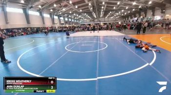 50 lbs Cons. Round 2 - Avin Dunlap, El Paso Enforcers Wrestling Club vs Kross Weatherly, Dumas Wrestling