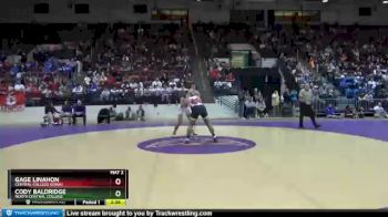 197 lbs Semifinal - Cody Baldridge, North Central College vs Gage Linahon, Central College (Iowa)