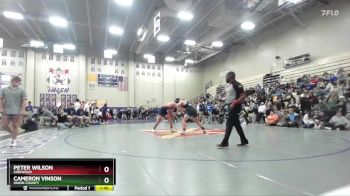 190 lbs Champ. Round 3 - Cameron Vinson, Union County vs Peter Wilson, Kirkwood
