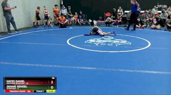 68 lbs Round 6 (8 Team) - Hayes Daniel, Backyard Brawlers vs Dennis Gendel, Scorpions