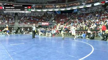 1A-285 lbs Cons. Round 4 - Grant Gray, Northeast Community vs Brennan Bollinger, North Union