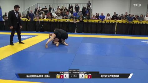 Aliya V. Appassova vs Magdalena Zofia Loska 2026 Pan IBJJF Jiu-Jitsu No-Gi Championship