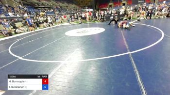 120 lbs Rnd Of 64 - Myles Burroughs, New Jersey vs Torin Kuokkanen, Wisconsin