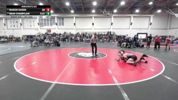 144 lbs Consi Of 8 #1 - Mason Sassu, Xavier vs Sean Champlain, Platt