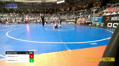 100 lbs Quarterfinal - Everett Murtha, Moen Wrestling Academy vs Coleman McNutt, PINnacle