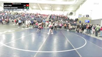 157 lbs Cons. Round 3 - Riley Tadd, Spanish Fork vs Braydon Sessions, Riverton