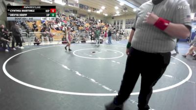 145 lbs Cons. Round 4 - Cynthia Martinez, Indian Springs vs Devyn Kripp, Poly/Long Beach