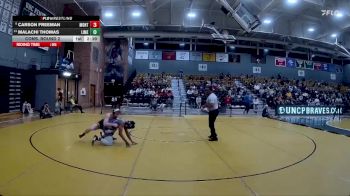 157 lbs Cons. Round 2 - Malachi Thomas, Limestone vs Carson Freeman, Montevallo