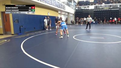 165 lbs Champ. Round 2 - Elijah Guzman, Bakersfield vs Jesiah Vasquez, Modesto Junior College