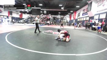 120 lbs Cons. Round 4 - Alex Rodriguez, La Habra vs Sergio Vega, San Bernardino