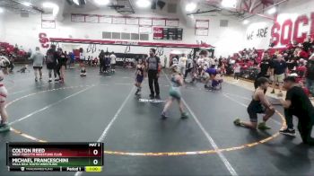 85-90 lbs Round 2 - Michael Franceschini, Villa Rica Youth Wrestling vs Colton Reed, West Forsyth Wrestling Club