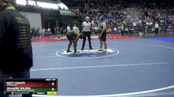 275 lbs Champ. Round 2 - Deandre Wilson, Lion`s Den Wrestling Academy vs Hoyt Choate, Oswego WC