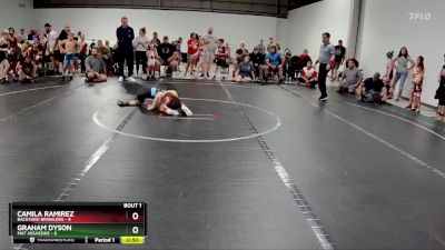 56 lbs Finals (2 Team) - Camila Ramirez, Backyard Brawlers vs Graham Dyson, Mat Assassins