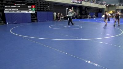 120 lbs Round Of 16 - Wyatt Kitzmiller, Mechanicsburg vs Vincent Grippa, Hightstown