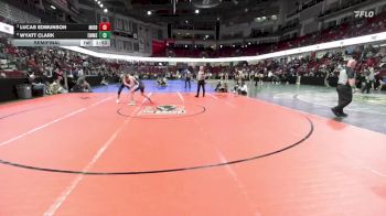 157 lbs Semifinal - Wyatt Clark, Emmett vs Lucas Edmunson, Middleton