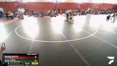 67 lbs Cons. Round 4 - Dean Flege, LaCrosse Area Wrestlers vs Tayden Routh, Kraus Trained