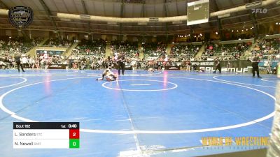 60 lbs Consi Of 4 - Lincoln Sanders, Sallisaw Takedown Club vs Nauz Newell, Smith County Wrestling Club