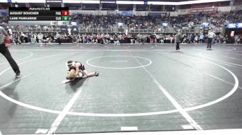 49 lbs Round Of 16 - August Boucher, Purler vs Lane Pankaskie, Claremore Wrestling Club