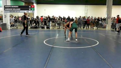 128 lbs Round Of 32 - Joseph Moreno, CA vs Jameson Williams, NV