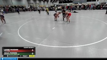 155 lbs Champ. Round 2 - Laynie Vaughan, Wisconsin vs Desza Munson, Betterman Elite Wrestling