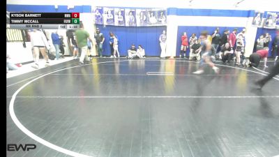 64 lbs Rr Rnd 2 - Kyson Barnett, Morris Wrestling Association vs Timmy McCall, Fort Gibson Youth Wrestling