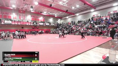 106 lbs Champ. Round 2 - Elijah Rios, Toppenish vs Colton O`Connor, Gonzaga Prep