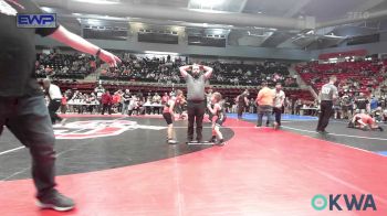 60 lbs Consi Of 8 #1 - Gabriel Sanchez, Sperry Wrestling Club vs Anthony Lewis, Tulsa North Mabee Stampede