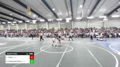 58 lbs Quarterfinal - Leo Clark, Stout Wr Acd vs Kamryn Velasquez Baca, Bloomfield Wildcats