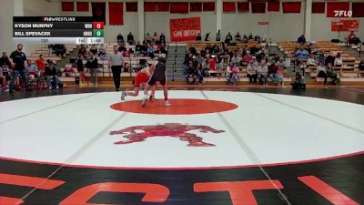 120 lbs Round 4 (6 Team) - Bill Spevacek, Onaga HS vs Kyson Murphy, Wathena-Riverside HS
