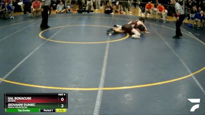 120 lbs Champ. Round 1 - Giovanni Duniec, Padua Franciscan vs Sal Bonacuse, Revere