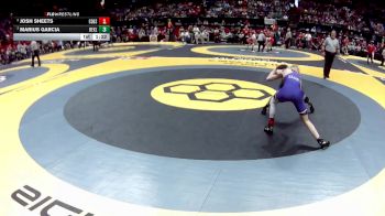 D2-120 lbs Semifinal - Marius Garcia, Bexley vs Josh Sheets, Col. DeSales
