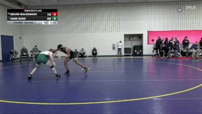 141 lbs Champ. Round 1 - Gabe Goss, Oswego State vs Selvin Maldonado, Elmira