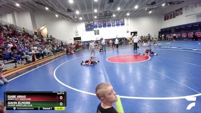 53 lbs Cons. Round 2 - Gavin Elmore, Casper Wrestling Club vs Gabe Arias, Windy City Wrestlers