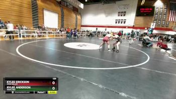 125 lbs Cons. Round 2 - Rylee Anderson, Worland vs Kylee Erickson, Star Valley