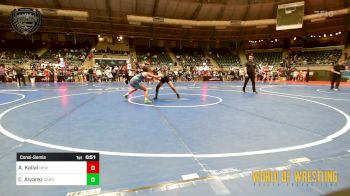 92 lbs Consolation - Azalea Kallal, New Prague Wrestling vs Camila Alvarez, Cardinal Wrestling Club