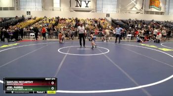 45 lbs Cons. Round 3 - Waylon McCarthy, Mexico Wrestling vs Joel Parris, Indian River Wrestling Club