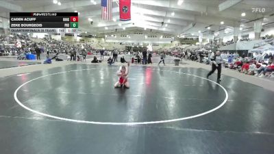 120 lbs Quarterfinals (8 Team) - Zeke Bourgeois, Page High School vs Caden Acuff, Knoxville Halls High School