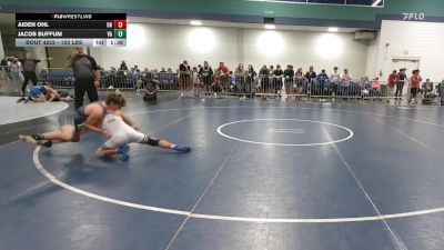 120 lbs Consi Of 64 #2 - Aiden Ohl, OH vs Jacob Buffum, VA