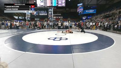 132 lbs Champ. Rd Of 32 - Aidan McClure, Illinois vs Lukas Foster, Illinois